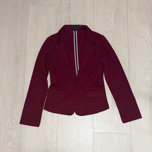 Mosaic & Co. Burgundy Women's Blazer